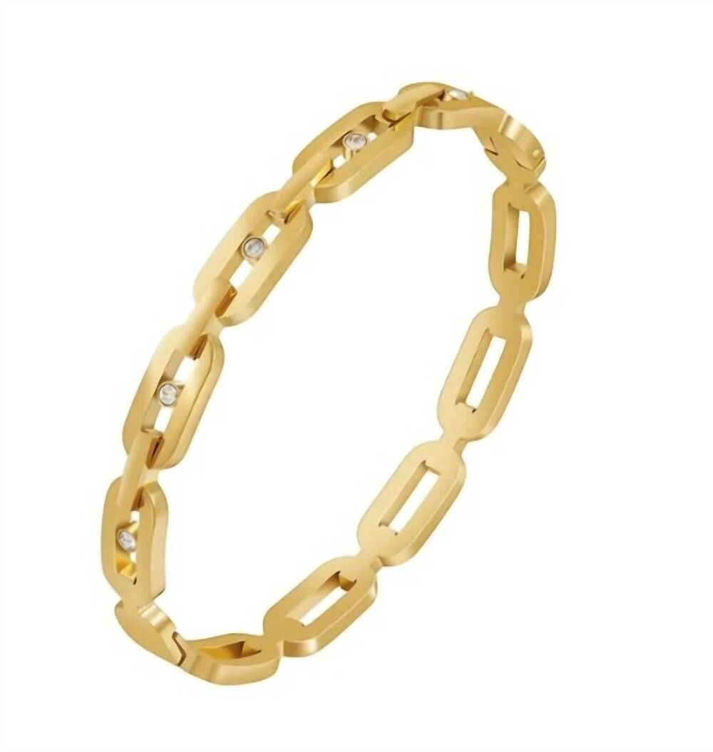NEW KATIE RAE COLLECTION women's shiloh bracelet in gold